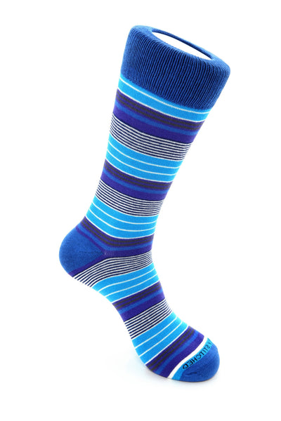 variegated stripe Blue/Light Blue