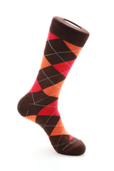 Argyle-Brown/Orange