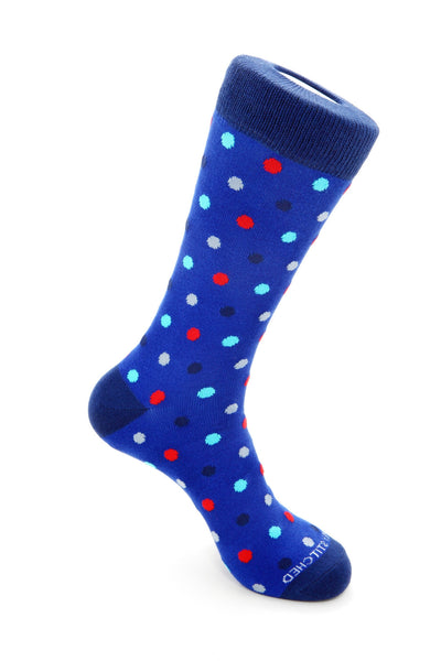 Medium polka dots Royal Blue