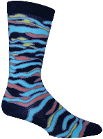 Waves Sock Blue