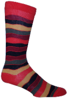 Wavy Stripes-Red