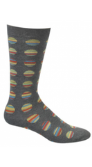 Cookie Cutter Stripes Sock - Grey